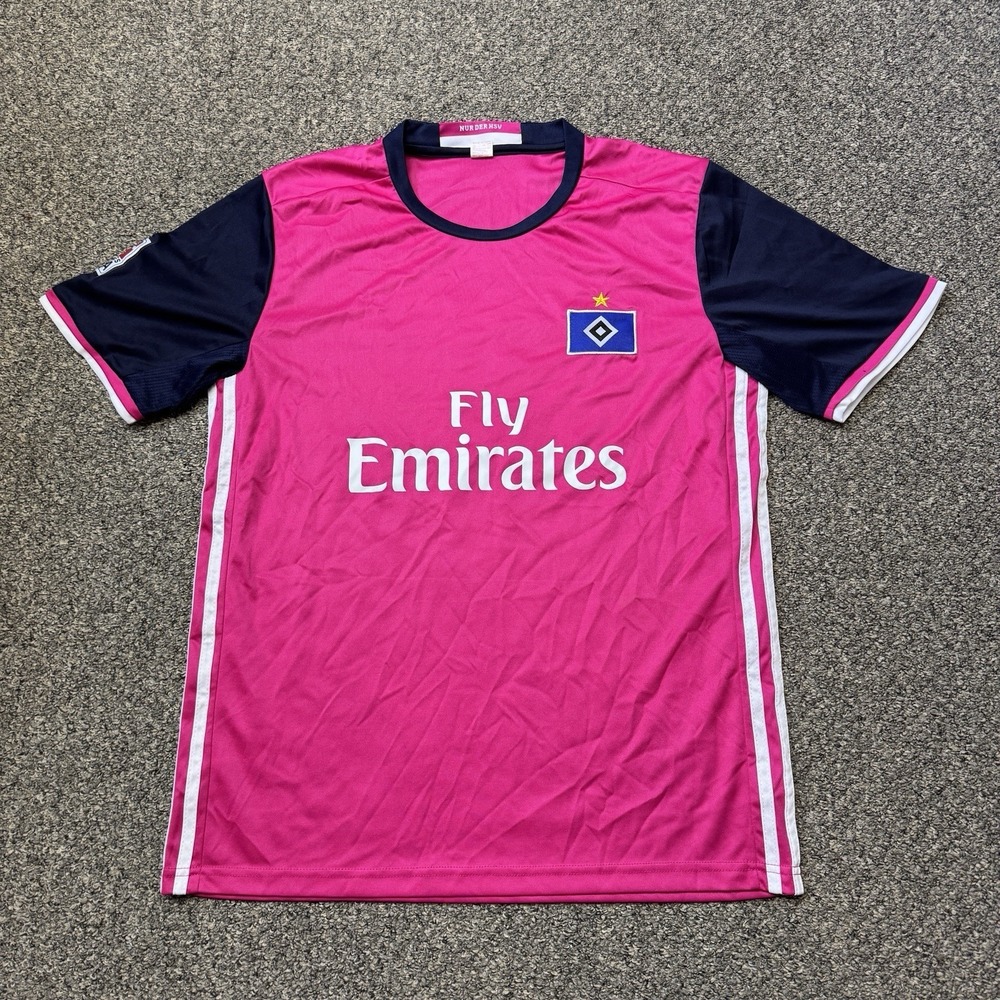 Hamburger SV 2016 2017 Football Shirt Adidas 3rd Away Jersey Soccer Pink XL